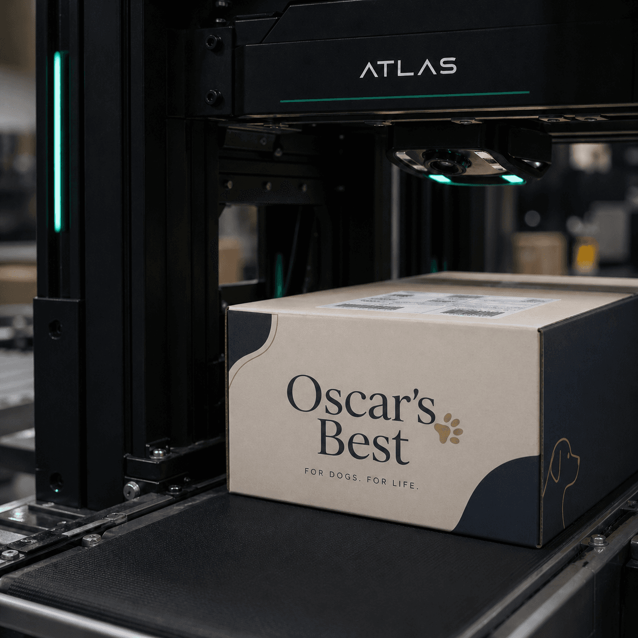 Atlas dimensional scanning and cartonisation optimisation visual
