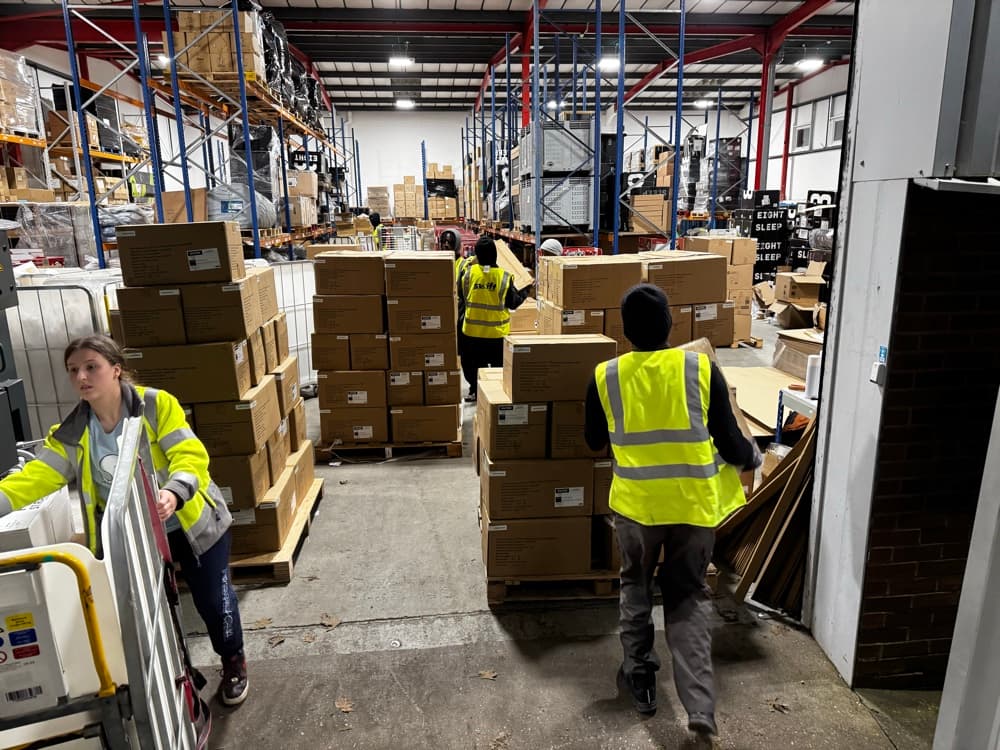 Rapid Pack live fulfilment operation