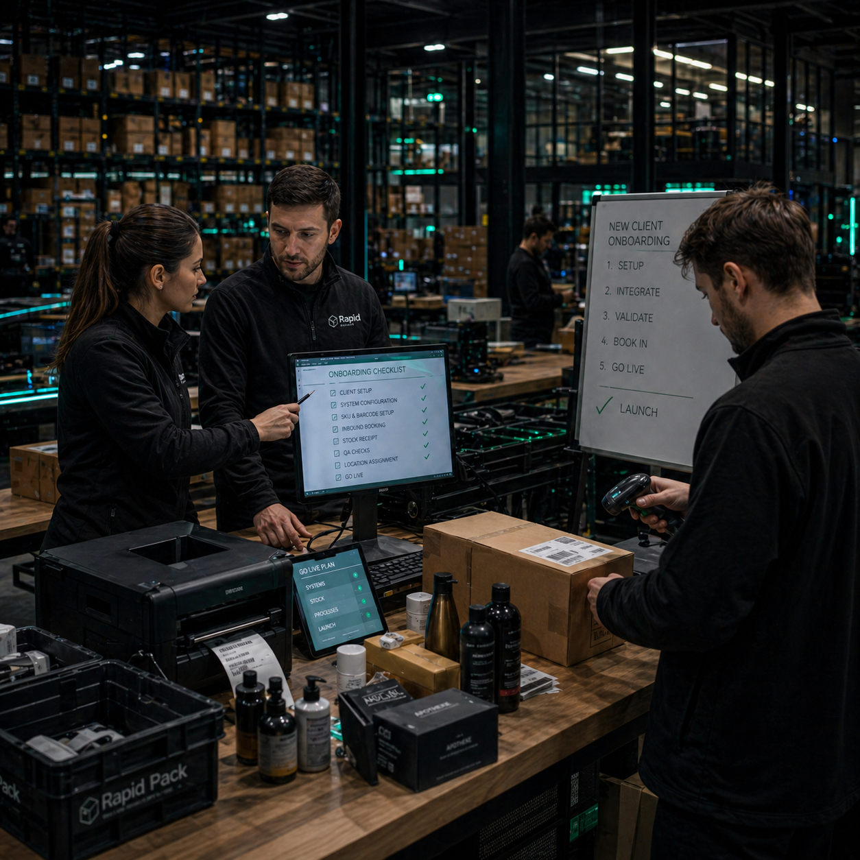 Onboarding fulfilment process planning